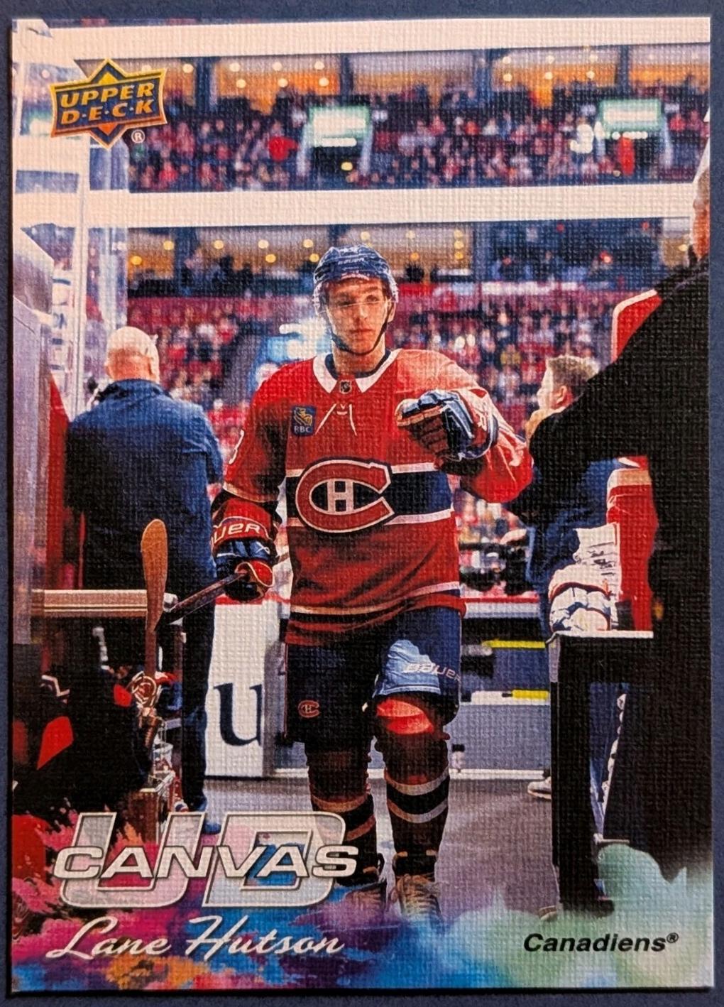 Lane Hutson #C-61 2026 Upper Deck UD Canvas Hockey