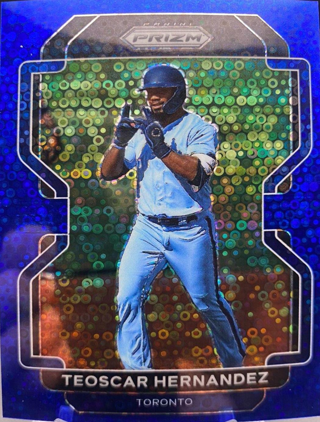 Teoscar Hernandez [Blue Donut Circles Prizm] #186