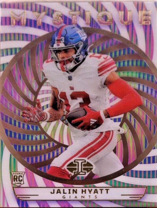 Jalin Hyatt #15 Football Cards 2023 Panini Illusions Mystique