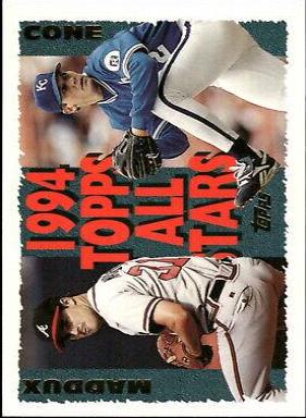 Greg Maddux / David Cone #392 Baseball Cards 1995 Topps