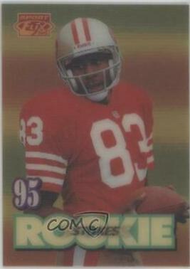 J.J. Stokes #125 Football Cards 1995 Sportflix