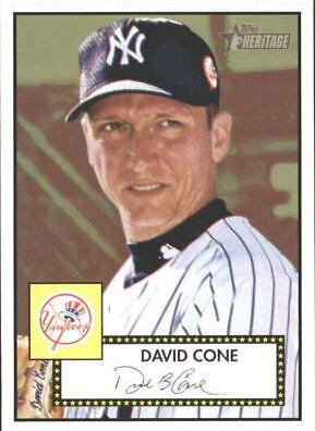 David Cone #15 Baseball Cards 2001 Topps Heritage