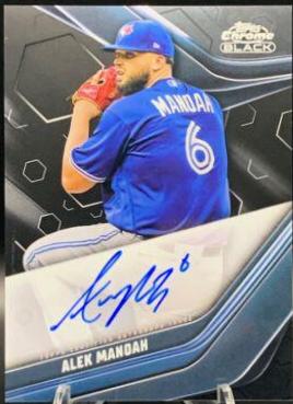 Alek Manoah #CBA-AM Baseball Cards 2023 Topps Chrome Black Autographs