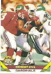 Ernest Dye #442 Football Cards 1993 Topps