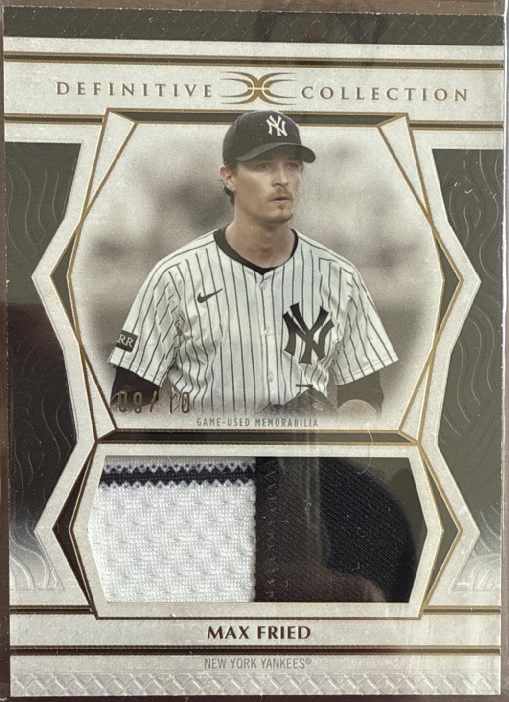 Max Fried #DJRC-MF 2025 Topps Definitive Collection Jumbo Relic Baseball