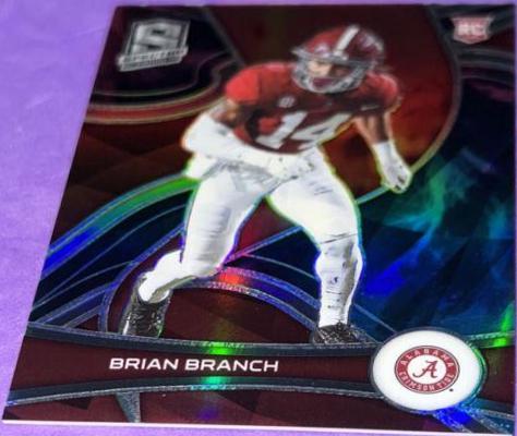 Brian Branch #5 Football Cards 2023 Panini Chronicles Draft Picks Spectra