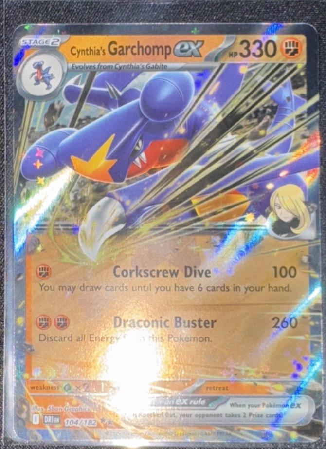 Cynthia's Garchomp ex #104 Pokemon Destined Rivals