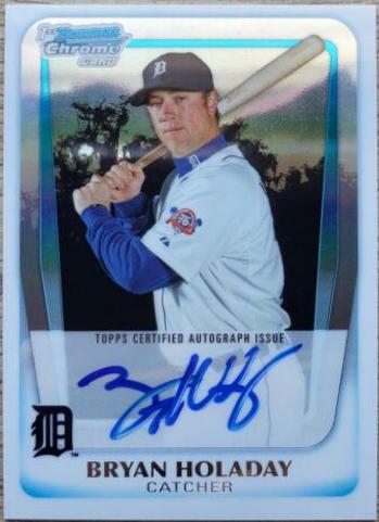 Bryan Holaday [Gold Refractor Autograph] #BCP173