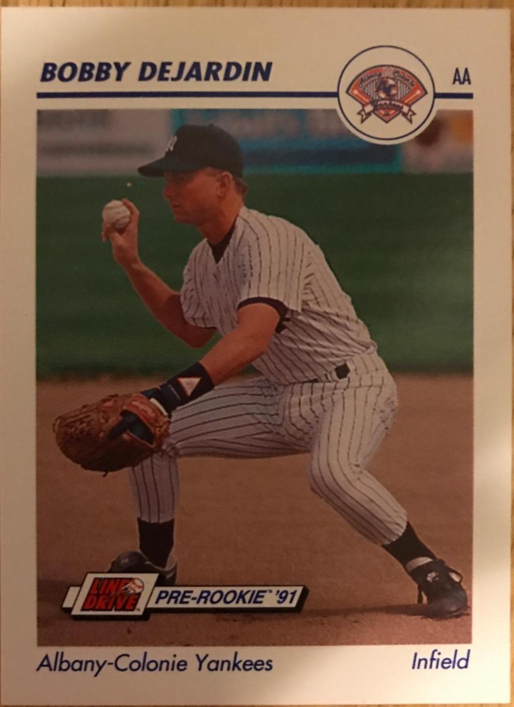 Bobby Dejardin #3 Baseball Cards 1991 Impel Line Drive Pre Rookie AA