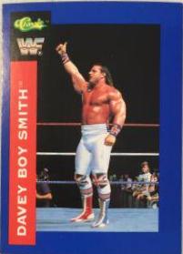 Davey Boy Smith #7 Wrestling Cards 1991 Classic WWF