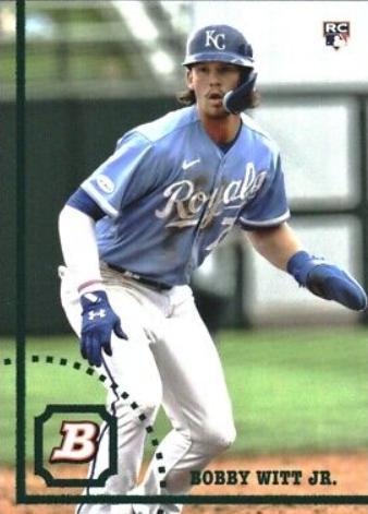 Bobby Witt Jr. #34 Baseball Cards 2022 Bowman Heritage