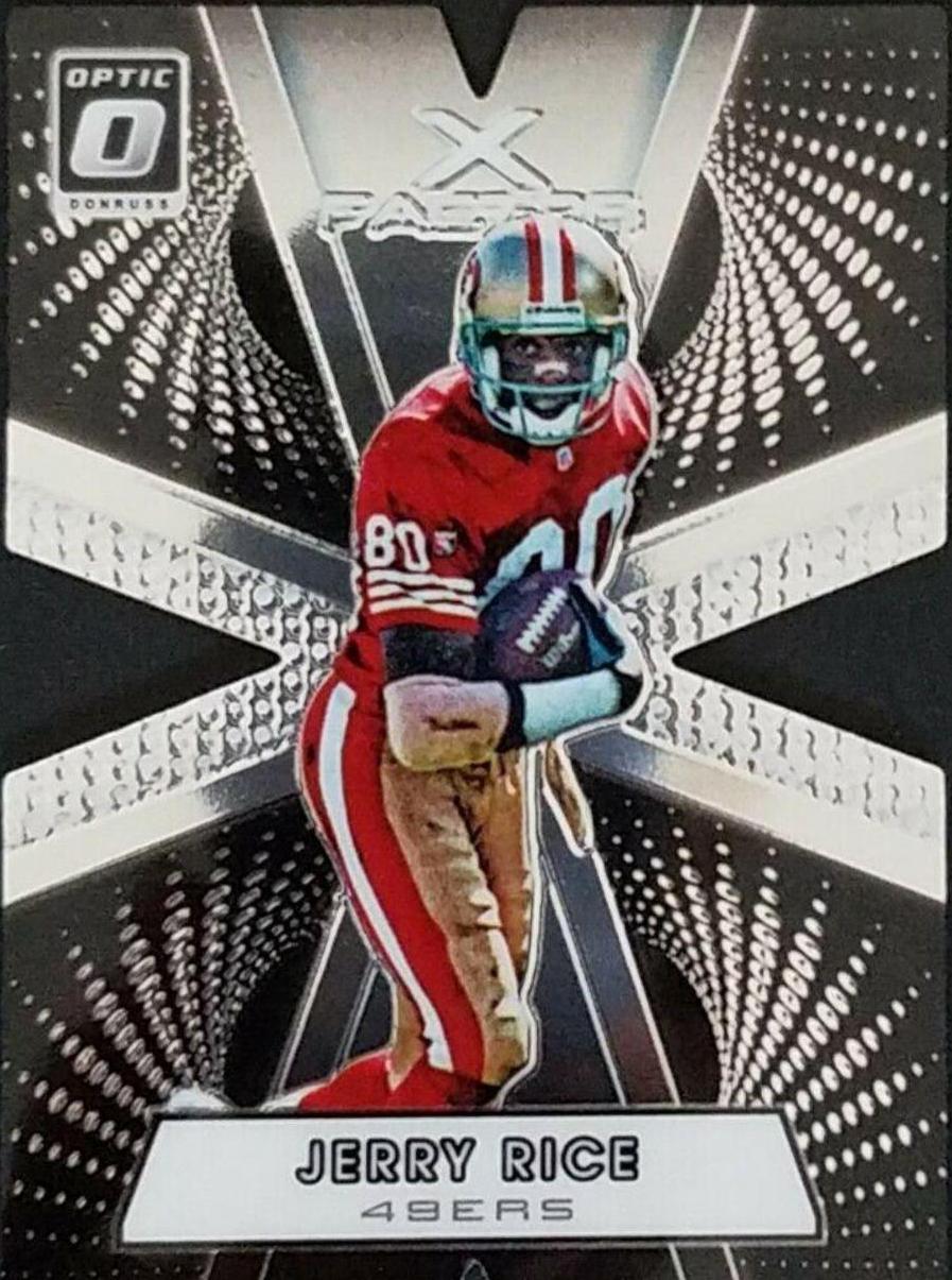 Jerry Rice #13 Football Cards 2016 Panini Donruss Optic X-Factor