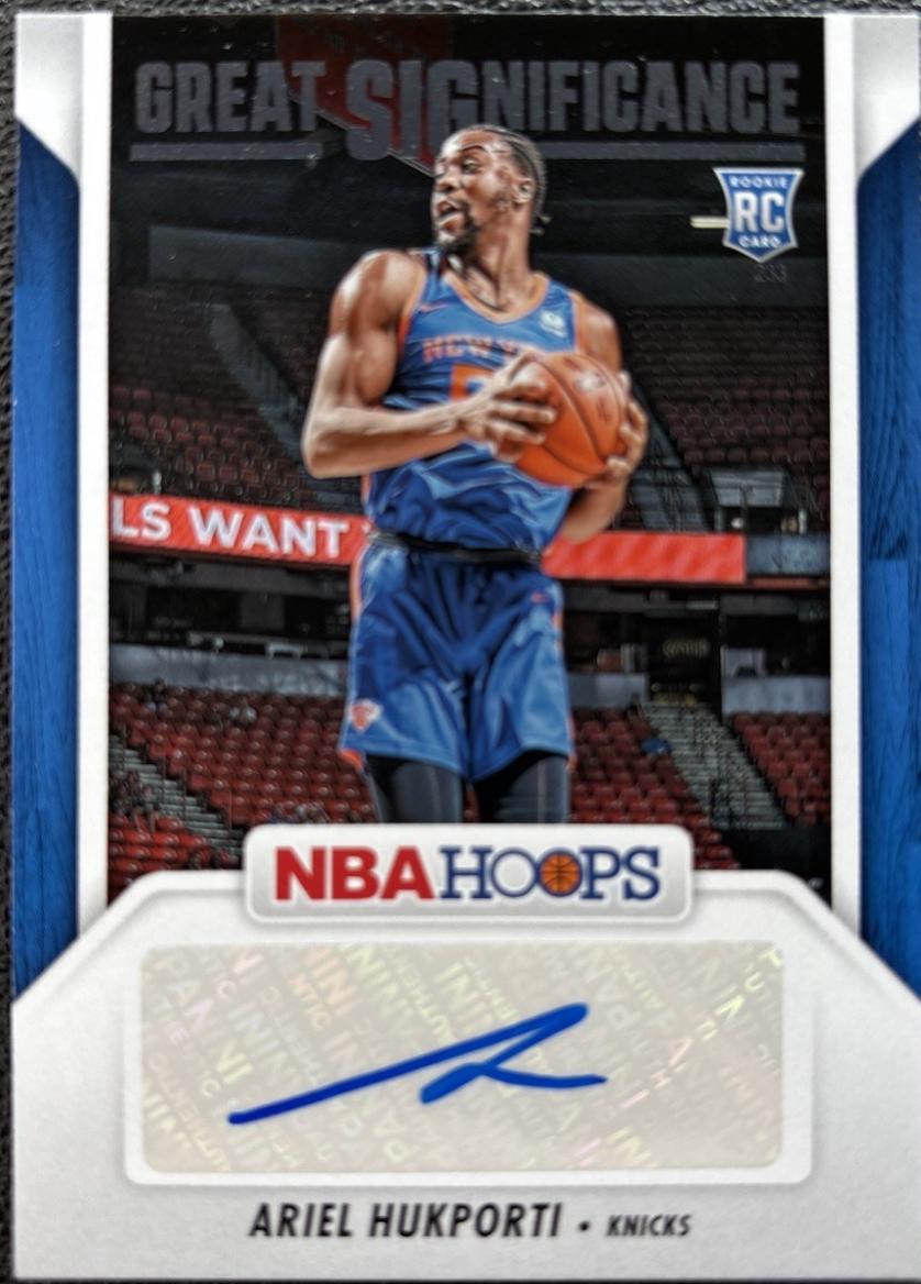 Ariel Hukporti #GS-AHK Basketball Cards 2024 Panini NBA Hoops Great SIGnificance