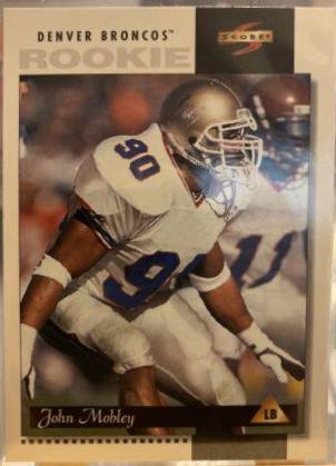 John Mobley #236 Football Cards 1996 Panini Score