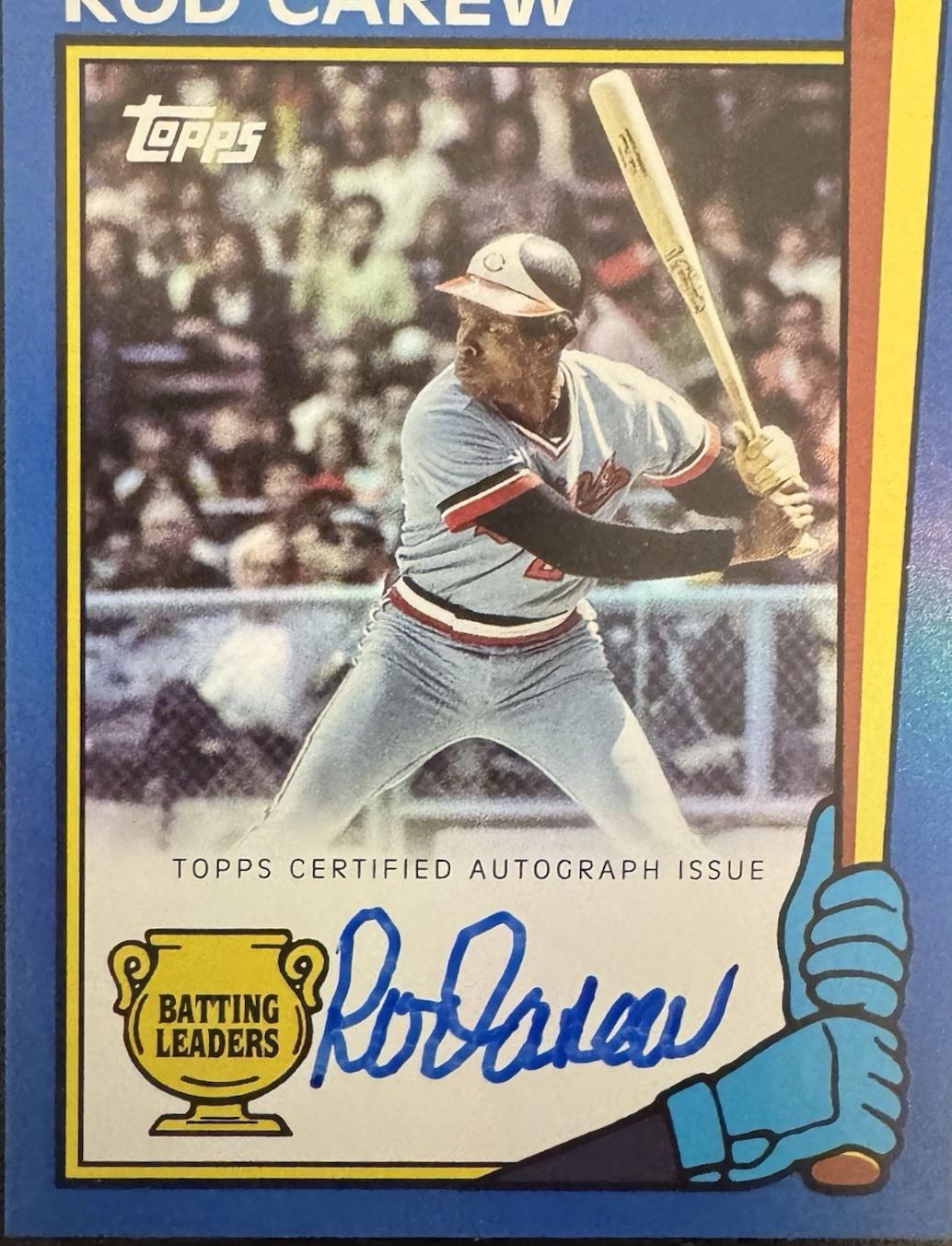 Rod Carew [Blue] #90BLA-RCA