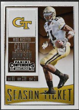 Calvin Johnson #16 Football Cards 2016 Panini Contenders Draft Picks