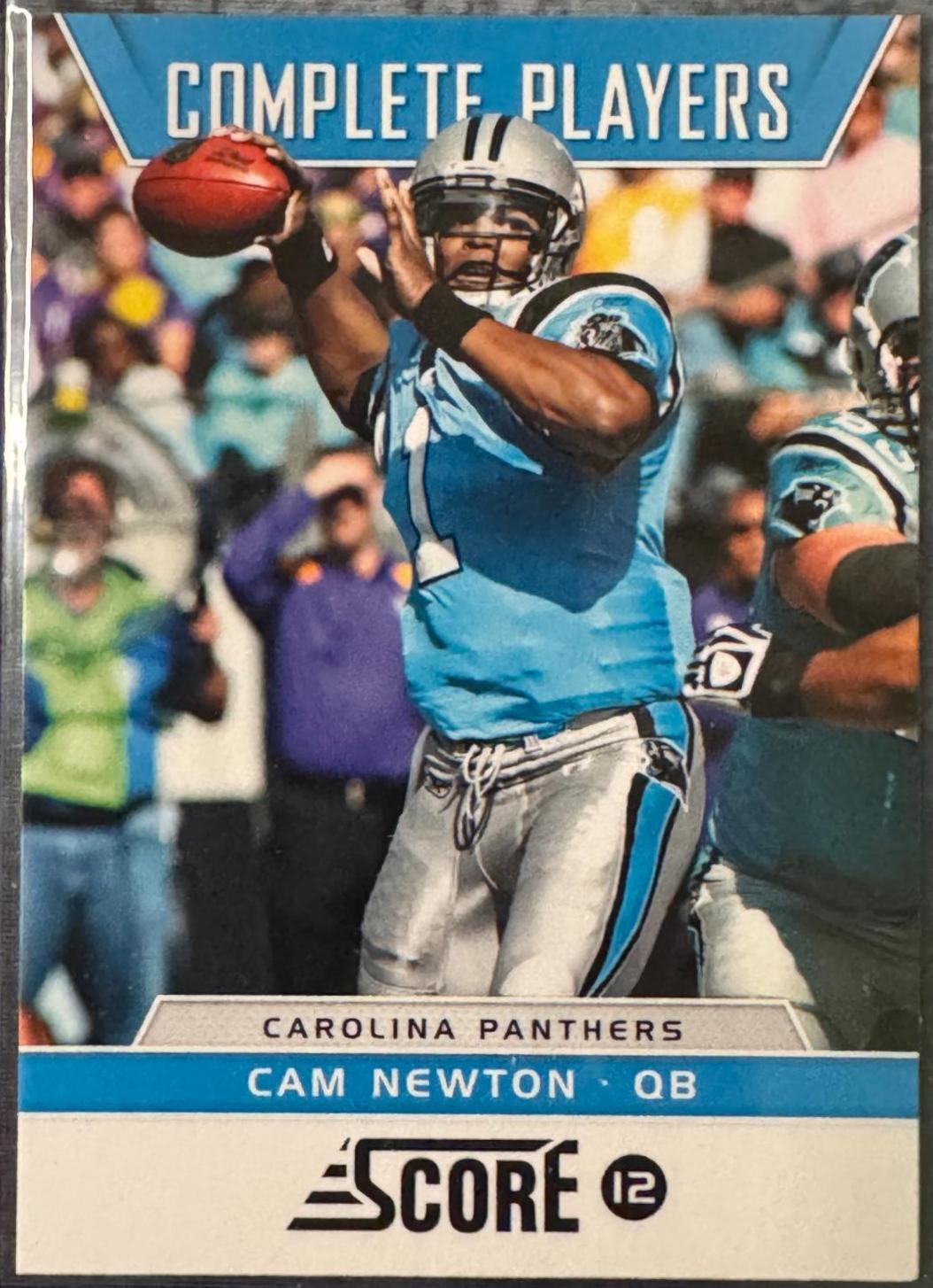 Cam Newton #1 Football Cards 2012 Panini Score Complete Players