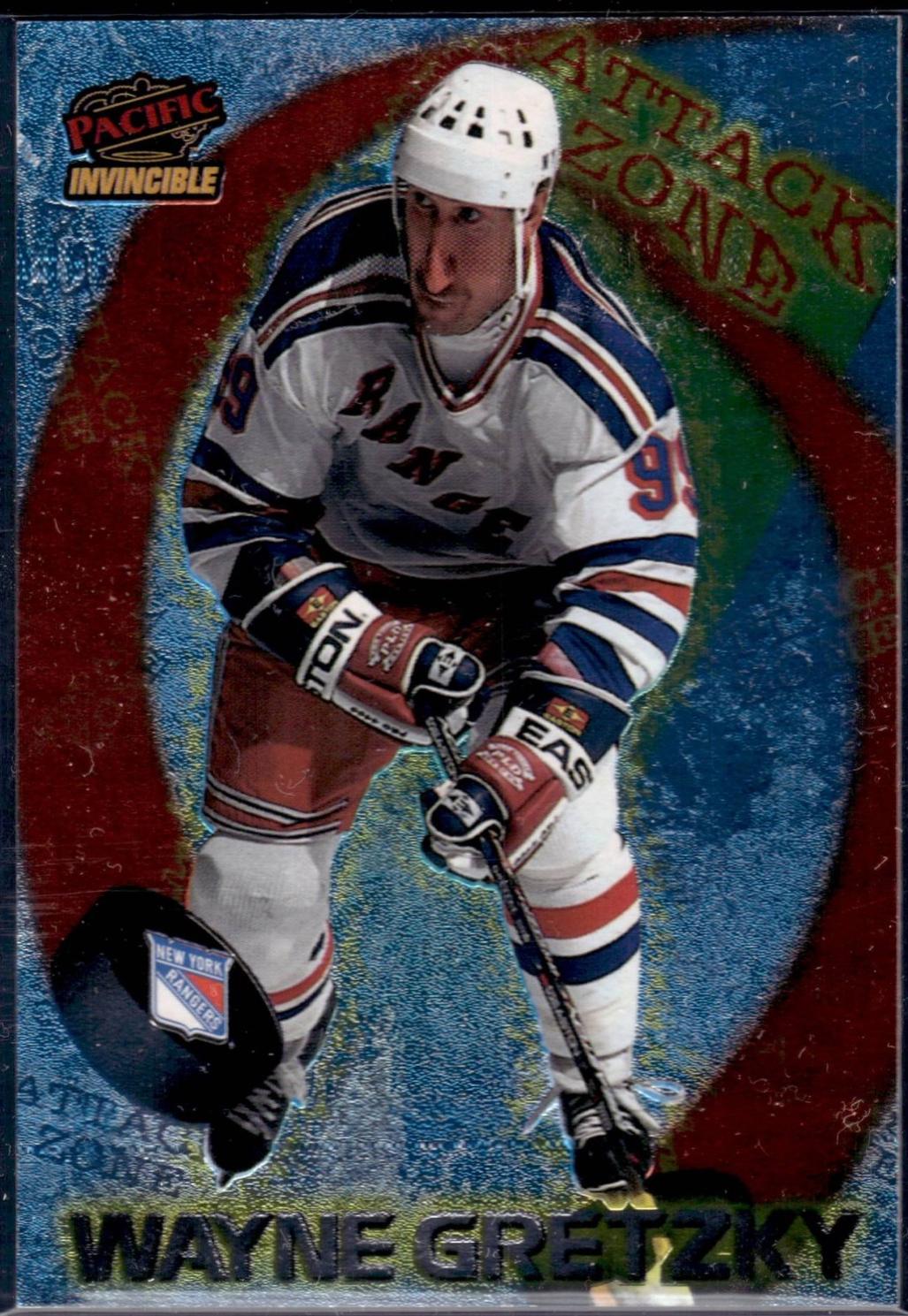 Wayne Gretzky #14 1997 Pacific Invincible Attack Zone Hockey