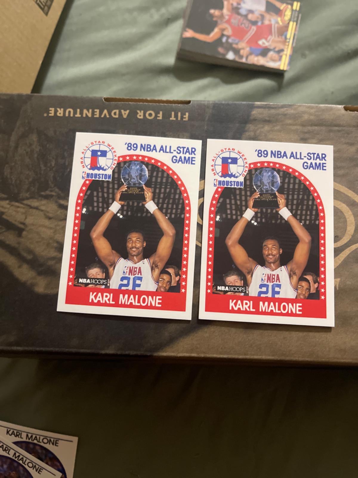 Karl Malone #116 Basketball Cards 1989 Hoops