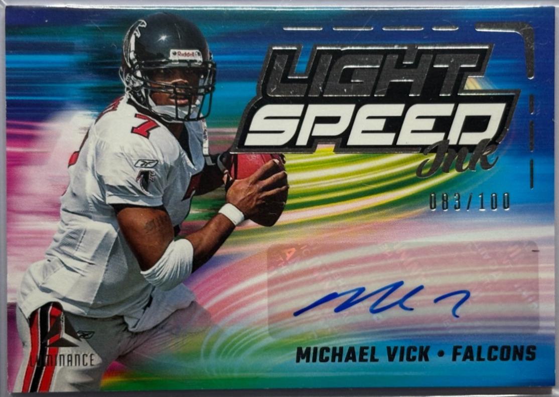 Michael Vick #2 Prices | 2025 Panini Luminance Light Speed ​​Ink