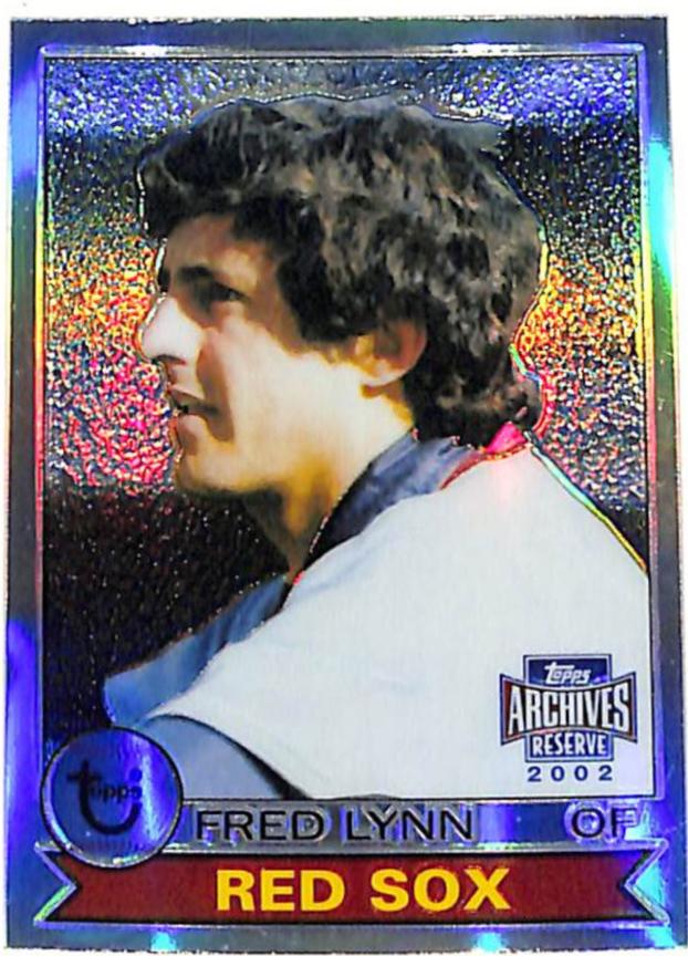 Fred Lynn #7 Baseball Cards 2002 Topps Archives Reserve