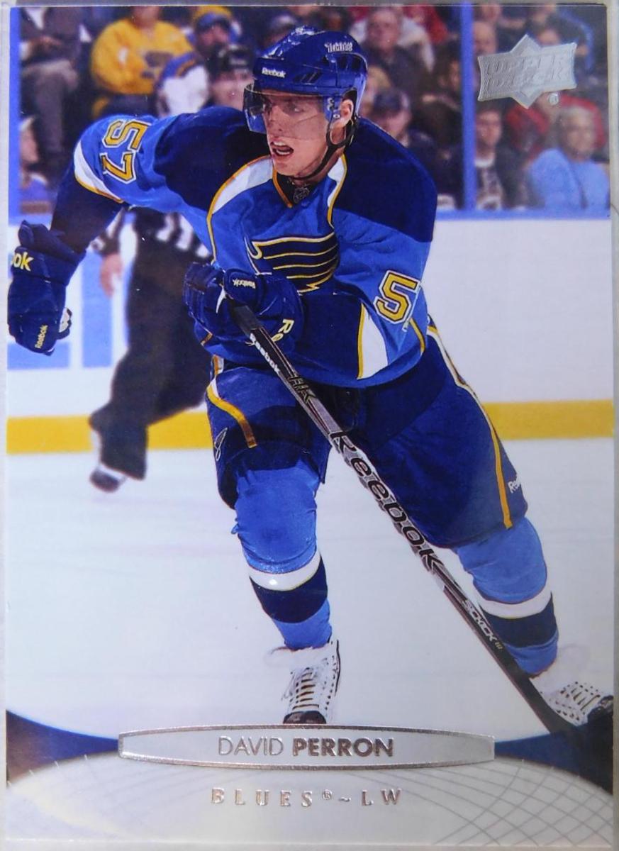 David Perron #38 Hockey Cards 2011 Upper Deck