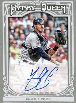Yasmani Grandal #GQA-YGR Baseball Cards 2013 Topps Gypsy Queen Autographs