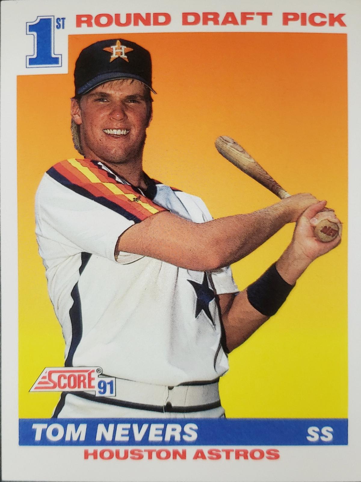 Tom Nevers #387 Baseball Cards 1991 Score