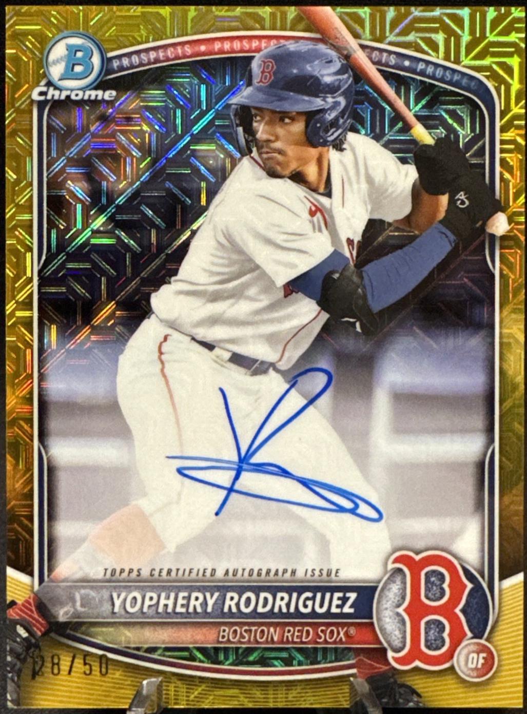 Yophery Rodriguez [Gold Mega Refractor] #BMA-YR