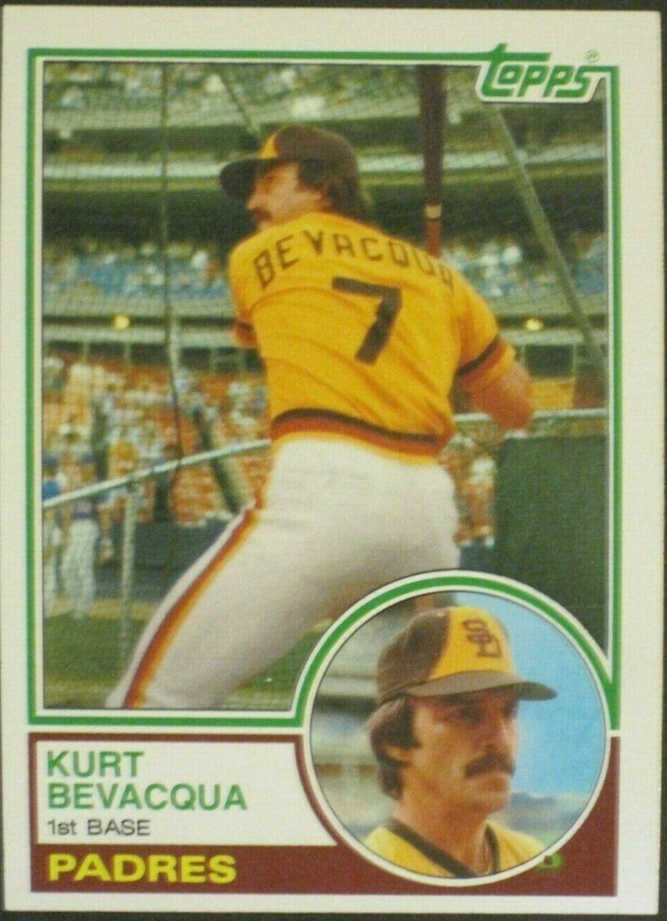 1983 Topps Kurt Bevacqua #674 card
