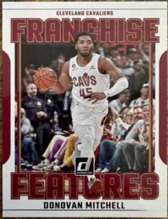 Donovan Mitchell #6 Basketball Cards 2023 Panini Donruss Franchise Features