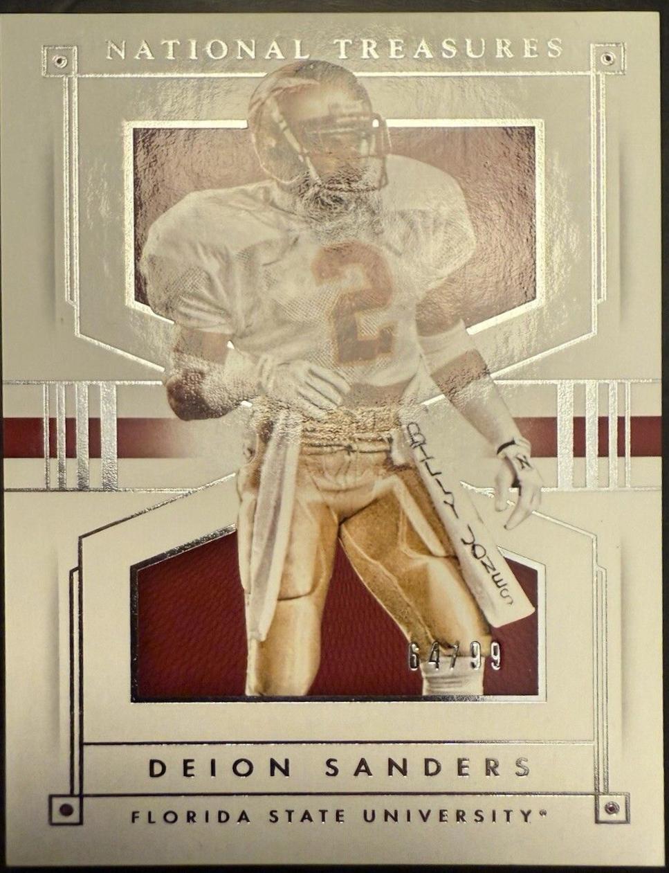 Deion Sanders #24 2016 Panini National Treasures Collegiate Football