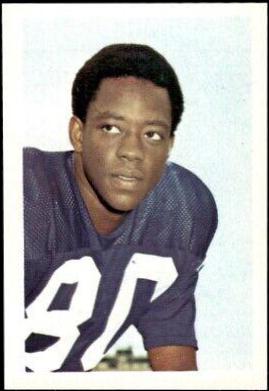 John Henderson #213 1972 Nflpa Wonderful World Stamps