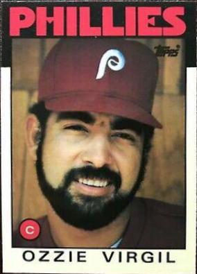 1986 Topps Tiffany Ozzie Virgil #95 card