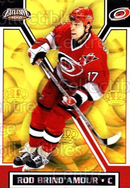 Rod Brind'Amour #26 2002 Pacific Exclusive Hockey