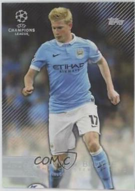 Kevin De Bruyne #92 Soccer Cards 2015 Topps UEFA Champions League Showcase