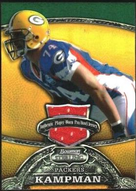 Aaron Kampman [Jersey Gold Refractor] #91