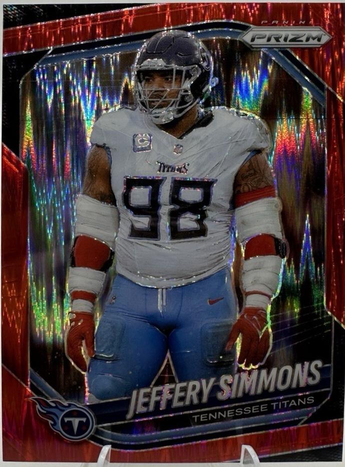 Jeffery Simmons [Red Flash] #268