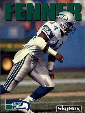 Derrick Fenner #33 Football Cards 1992 Skybox Impact