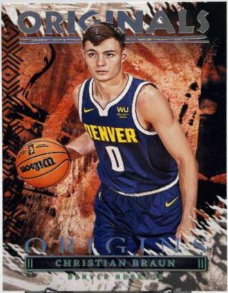 Christian Braun #12 Basketball Cards 2022 Panini Origins Originals
