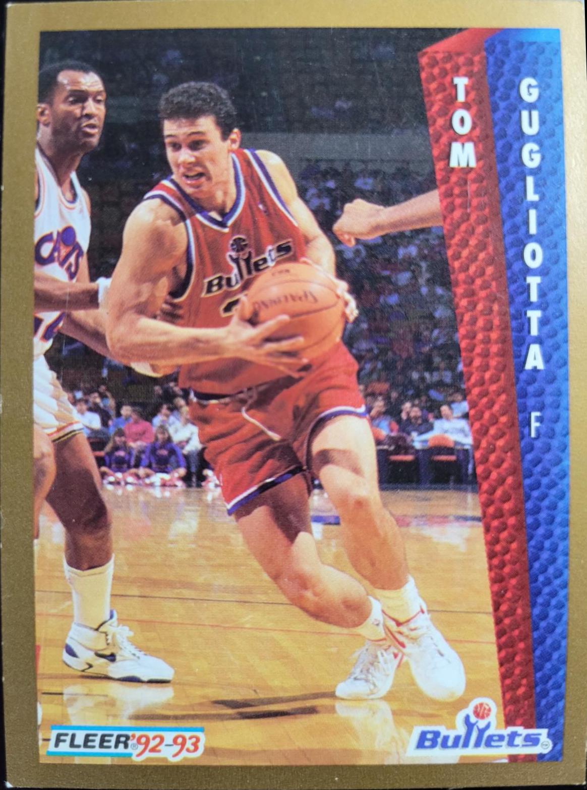 Tom Gugliotta #437 Basketball Cards 1992 Fleer