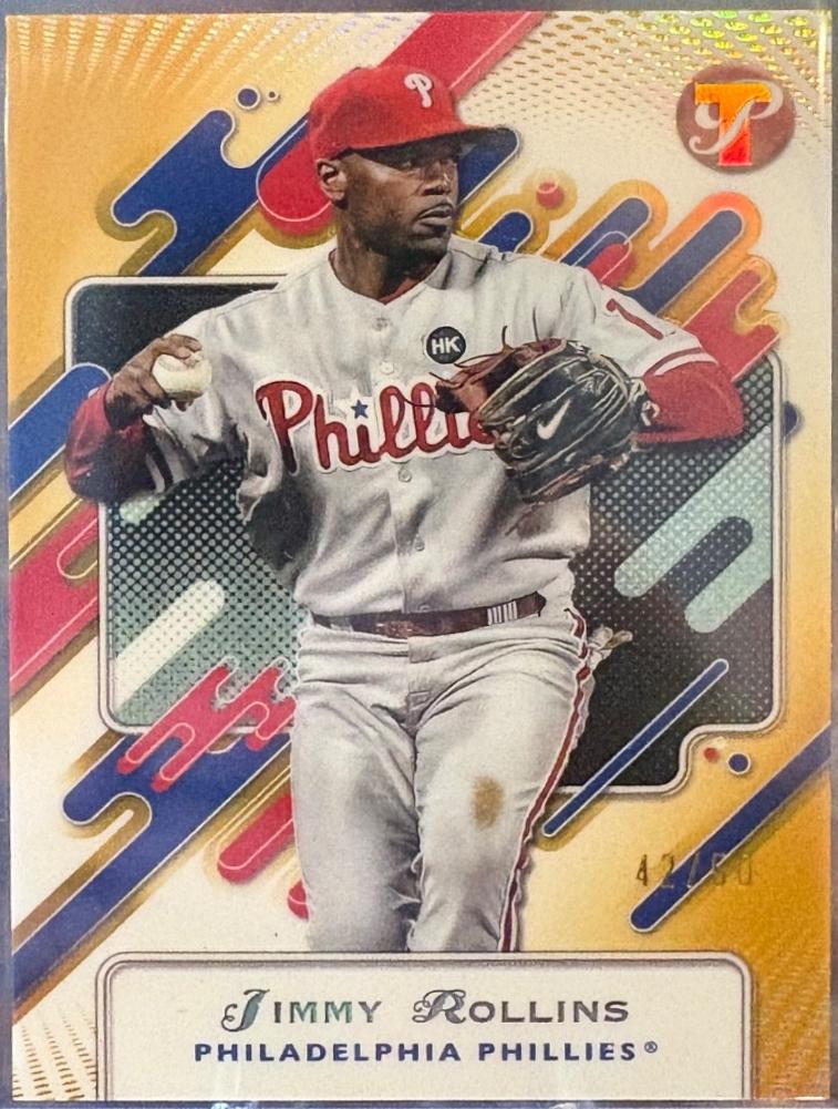 Jimmy Rollins [Encased Gold Refractor] #195
