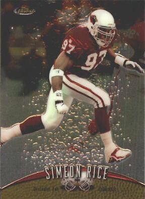 Simeon Rice #5 Football Cards 1998 Topps Finest