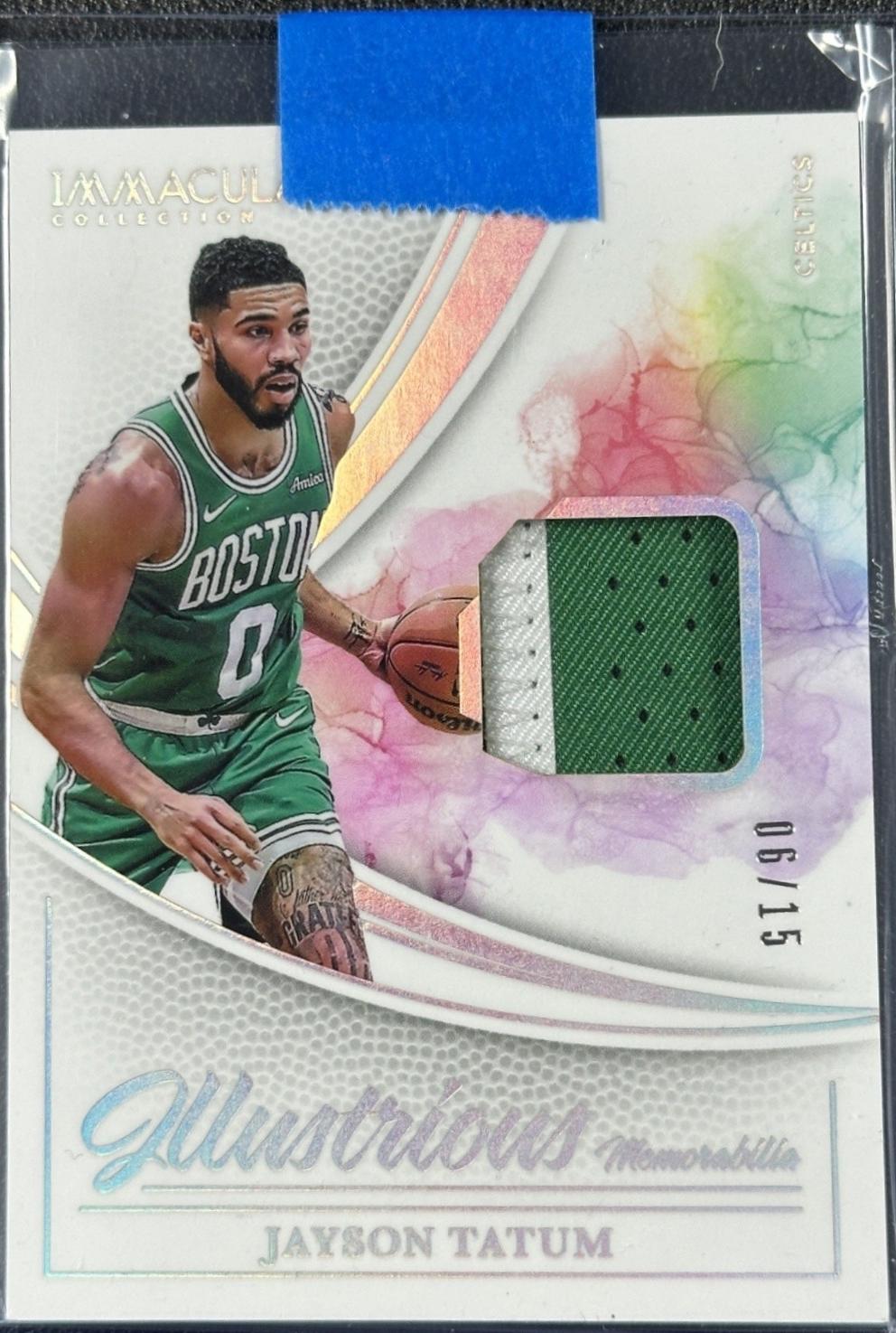 Jayson Tatum #3 2024 Panini Immaculate Illustrious Memorabilia International Basketball