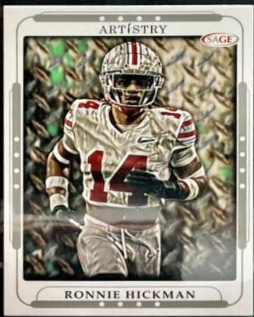 Ronnie Hickman #105 2023 Sage Artistry Football