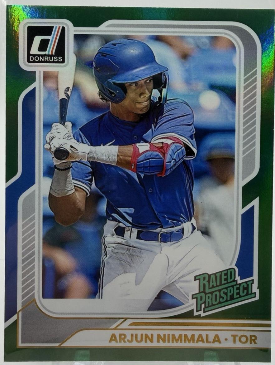 Arjun Nimmala [Green] #154 Prices | 2026 Panini Donruss | Baseball Cards