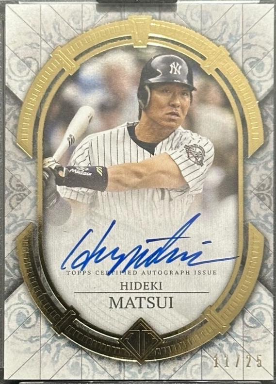Hideki Matsui #TCA-HM Baseball Cards 2024 Topps Transcendent Collection Autograph