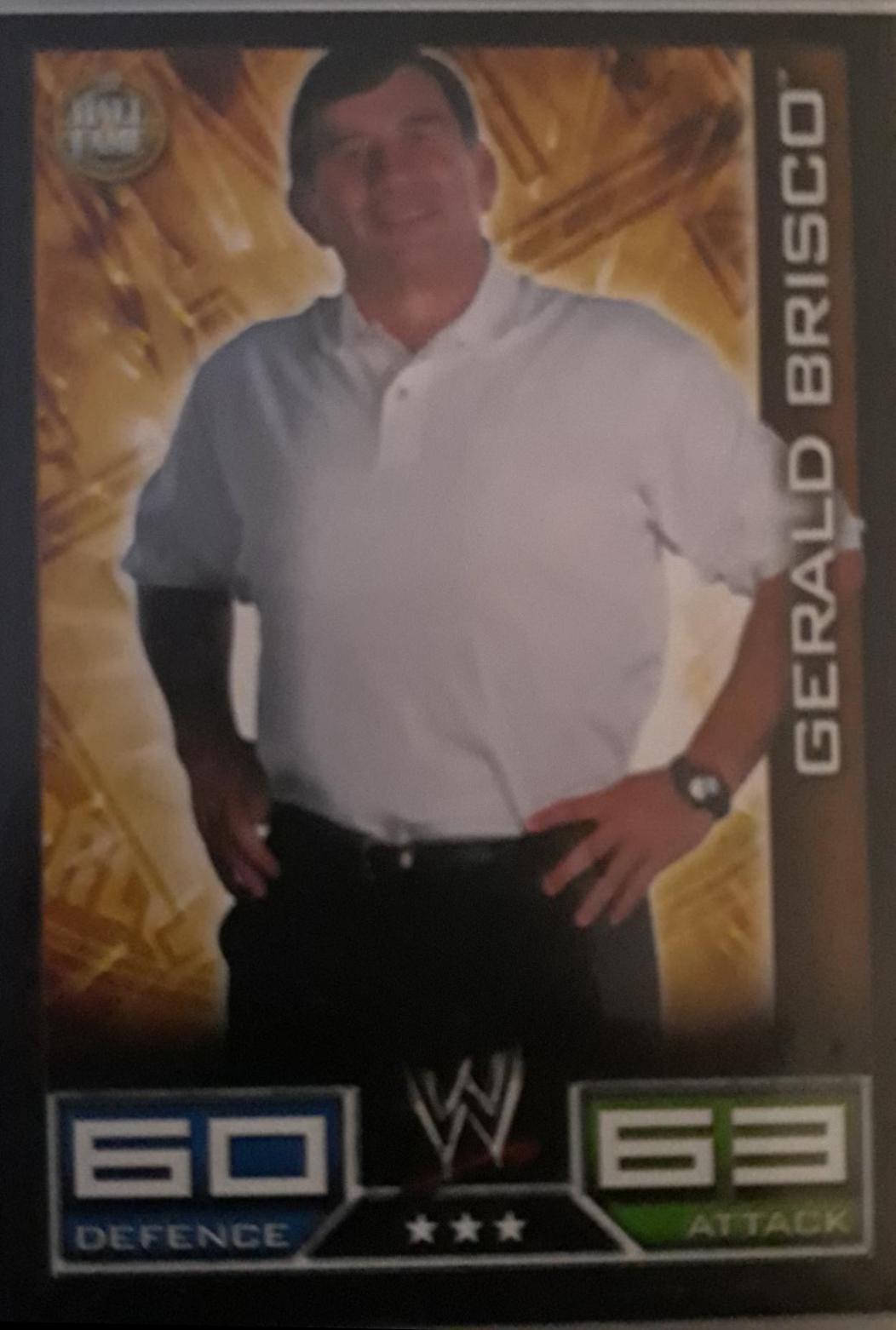 Gerald Brisco Wrestling Cards 2008 Topps WWE Slam Attax