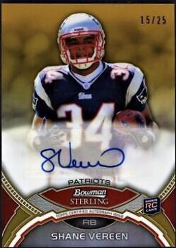 Shane Vereen #BSASV 2011 Bowman Sterling Autograph Football