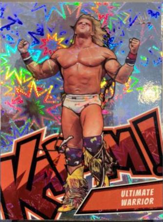 Ultimate Warrior #20 Wrestling Cards 2023 Panini Revolution WWE Kaboom